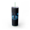 Skinny Tumbler with Straw – 20 oz Stainless Steel Cup