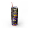 Skinny Tumbler with Straw – 20 oz Stainless Steel Cup