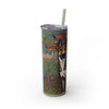 Skinny Tumbler with Straw – 20 oz Stainless Steel Cup