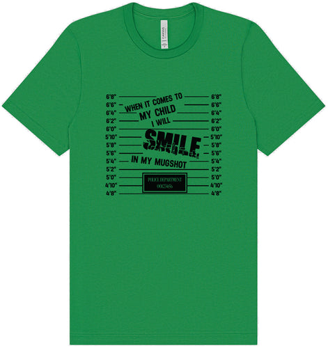 Smile in my Mugshot Adult Bella Canvas Shirt