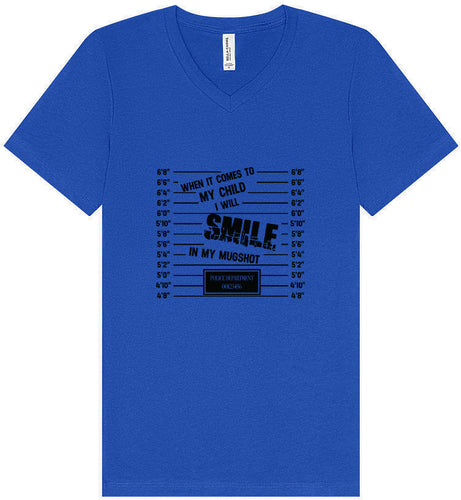 Smile in my Mugshot Unisex V-Neck Shirt
