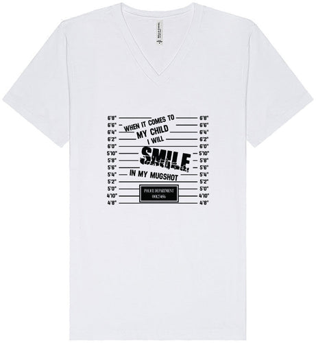 Smile in my Mugshot Unisex V-Neck Shirt