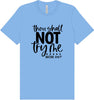 Thou Shall Not Try Me Adult Bella Canvas Shirt