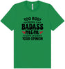 Too Busy Badass Mom Adult Bella Canvas Shirt