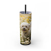 Skinny Tumbler with Straw – 20 oz Stainless Steel Cup