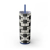 Skinny Tumbler with Straw – 20 oz Stainless Steel Cup