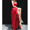 Women's Sling Long Slim Fit Wedding Evening Dress