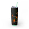 Skinny Tumbler with Straw – 20 oz Stainless Steel Cup