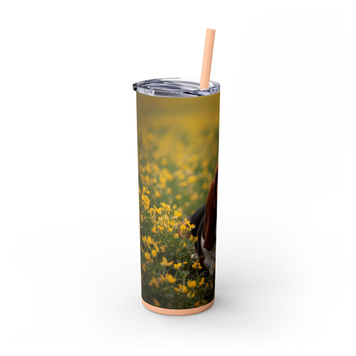 Skinny Tumbler with Straw – 20 oz Stainless Steel Cup