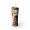 Skinny Tumbler with Straw – 20 oz Stainless Steel Cup
