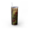 Skinny Tumbler with Straw – 20 oz Stainless Steel Cup