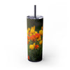Skinny Tumbler with Straw – 20 oz Stainless Steel Cup