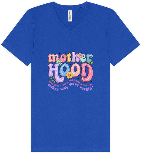 Rockin Motherhood Unisex V-Neck Shirt