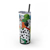 Skinny Tumbler with Straw – 20 oz Stainless Steel Cup