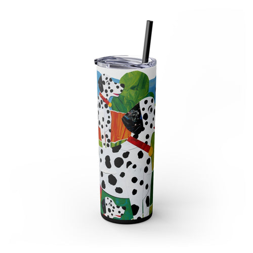 Skinny Tumbler with Straw – 20 oz Stainless Steel Cup
