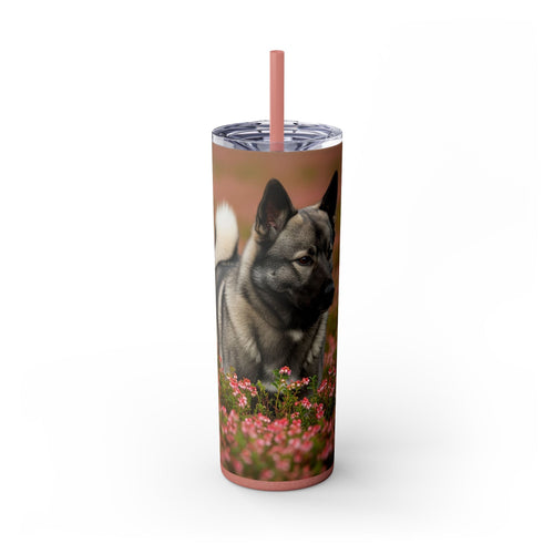 Skinny Tumbler with Straw – 20 oz Stainless Steel Cup