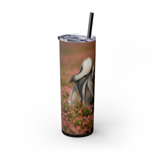 Skinny Tumbler with Straw – 20 oz Stainless Steel Cup