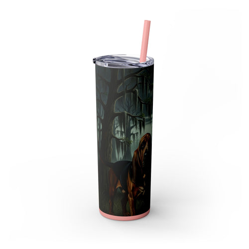 Skinny Tumbler with Straw – 20 oz Stainless Steel Cup