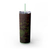 Skinny Tumbler with Straw – 20 oz Stainless Steel Cup