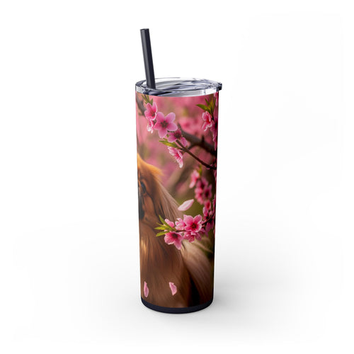 Skinny Tumbler with Straw – 20 oz Stainless Steel Cup