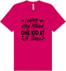 Losing My Mind One Kid at a Time Adult Bella Canvas Shirt