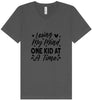 Losing My Mind One Kid at a Time Unisex V-Neck Shirt