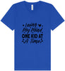 Losing My Mind One Kid at a Time Unisex V-Neck Shirt