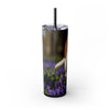 Skinny Tumbler with Straw – 20 oz Stainless Steel Cup