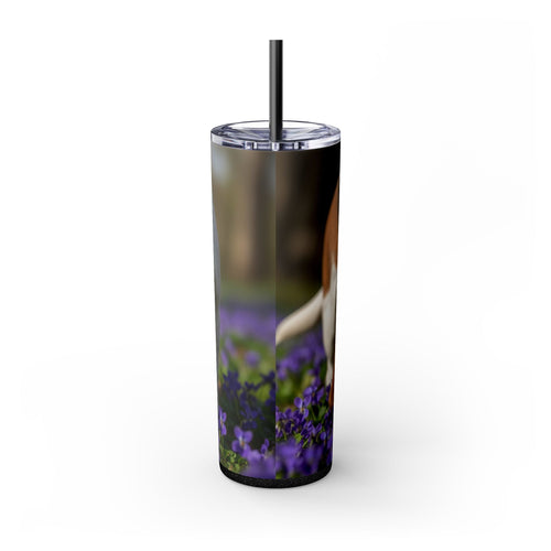 Skinny Tumbler with Straw – 20 oz Stainless Steel Cup