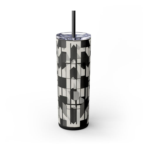 Skinny Tumbler with Straw – 20 oz Stainless Steel Cup