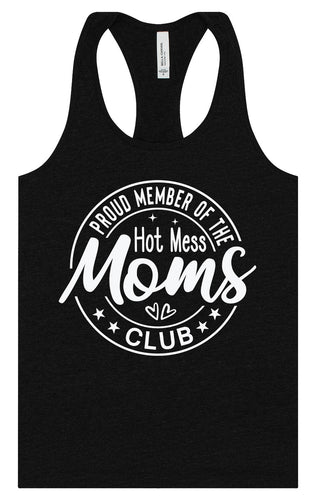 Hot Mess Moms Club Women's Racerback Tank