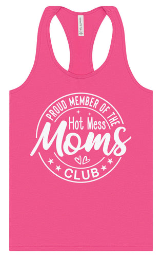 Hot Mess Moms Club Women's Racerback Tank