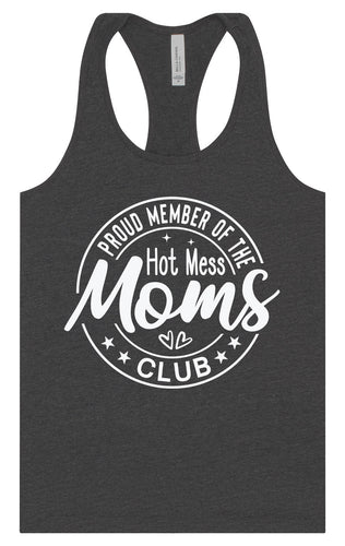 Hot Mess Moms Club Women's Racerback Tank