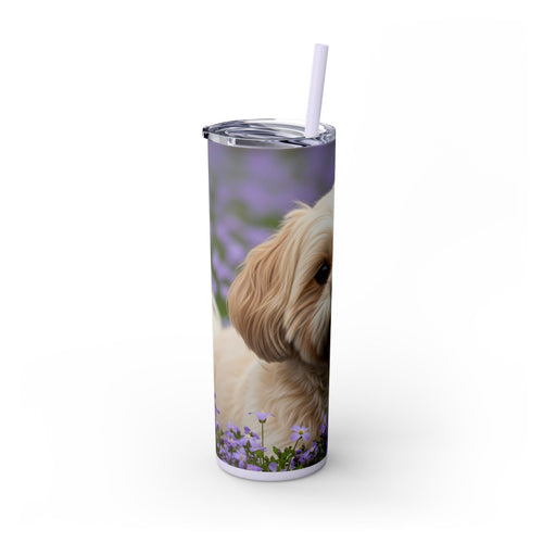 Skinny Tumbler with Straw – 20 oz Stainless Steel Cup