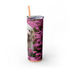 Skinny Tumbler with Straw – 20 oz Stainless Steel Cup