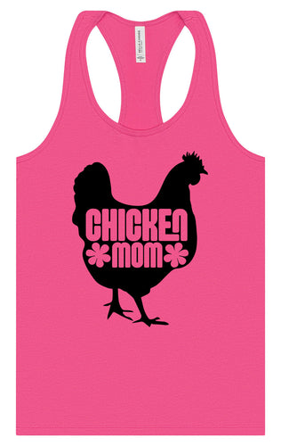 Chicken Mom Women's Racerback Tank