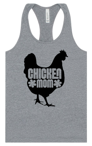 Chicken Mom Women's Racerback Tank