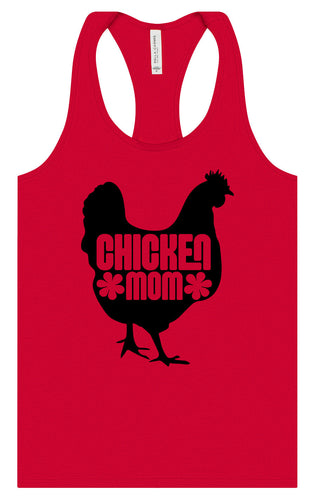 Chicken Mom Women's Racerback Tank