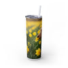 Skinny Tumbler with Straw – 20 oz Stainless Steel Cup