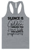 Silence is Suspicious Women's Racerback Tank