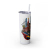 Skinny Tumbler with Straw – 20 oz Stainless Steel Cup