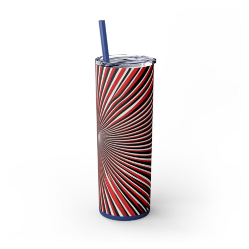Skinny Tumbler with Straw – 20 oz Stainless Steel Cup