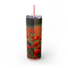 Skinny Tumbler with Straw – 20 oz Stainless Steel Cup