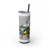 Skinny Tumbler with Straw – 20 oz Stainless Steel Cup