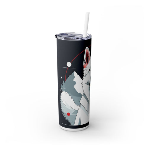 Skinny Tumbler with Straw – 20 oz Stainless Steel Cup
