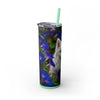 Skinny Tumbler with Straw – 20 oz Stainless Steel Cup