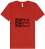 Super Mom, Super Wife, Super Tired Unisex V-Neck Shirt