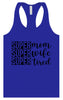 Super Mom, Super Wife, Super Tired Women's Racerback Tank