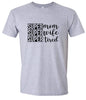 Super Mom, Super Wife, Super Tired Adult Gildan Soft Shirt
