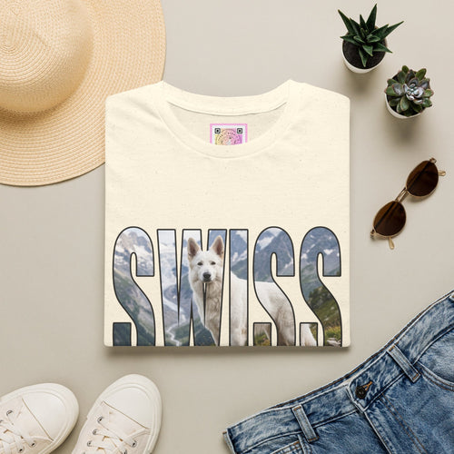 White Swiss Mountain Dog Tee Shirt